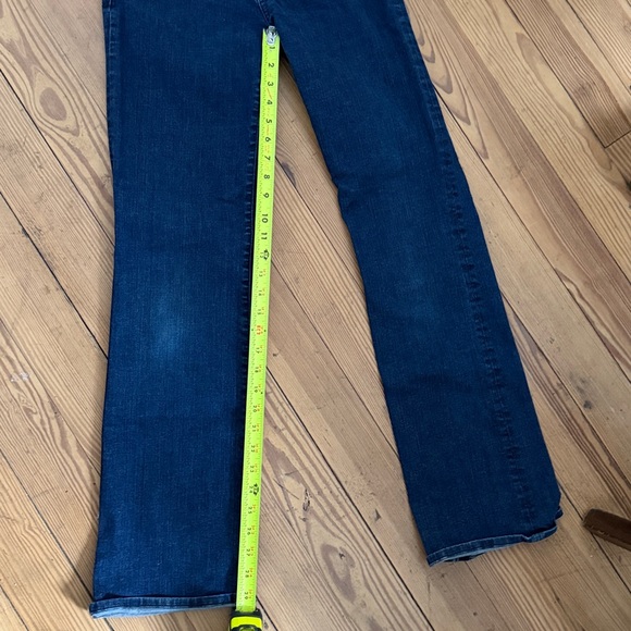 Lucky Brand High Rise Boot Bridgette Indigo Denim Dark Wash Jeans - Picture 8 of 11